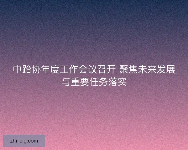 中跆协年度工作会议召开 聚焦未来发展与重要任务落实